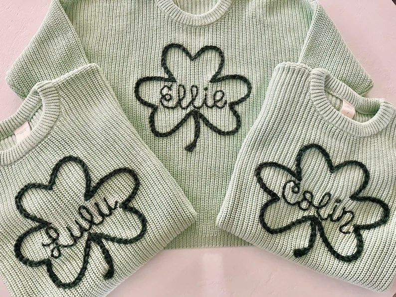 Pre-Order French Knot Sweaters Kids and Adult