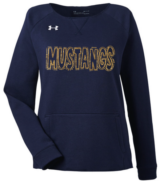 Mustangs Gold Glitter UA ~LIMITED TIME OFFER