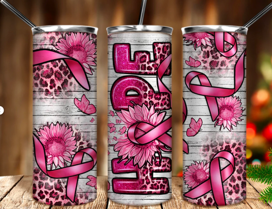 Ribbon & Flowers Tumbler