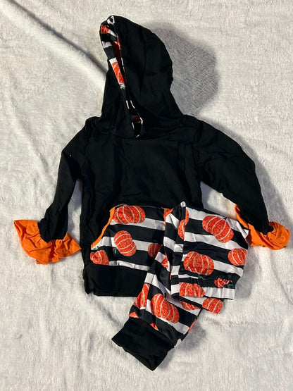 Pumpkin Joggers (sibling set) ruffle & non ruffle