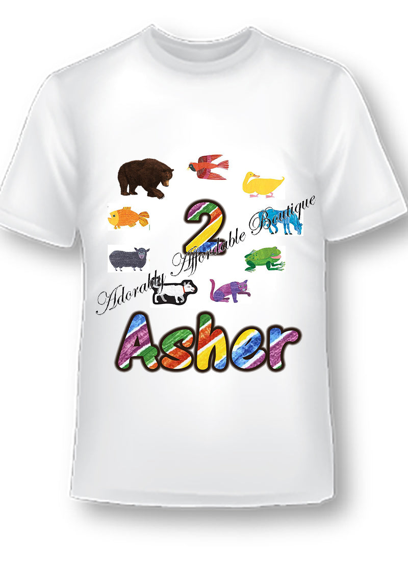 Brown Bear Birthday Shirt