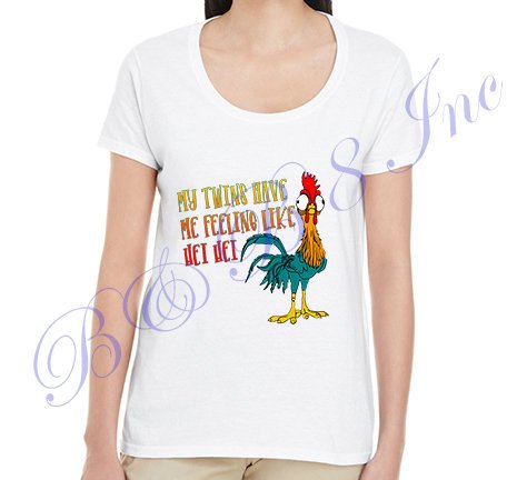 Twins have me feeling like Hei Hei, Twin Mom, Mom to Twins, Mothers Day Gift, Mom of Twins, Hei Hei Shirt