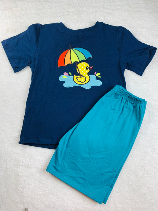 Rainbow Duck Collection (Shorts Set & Romper)