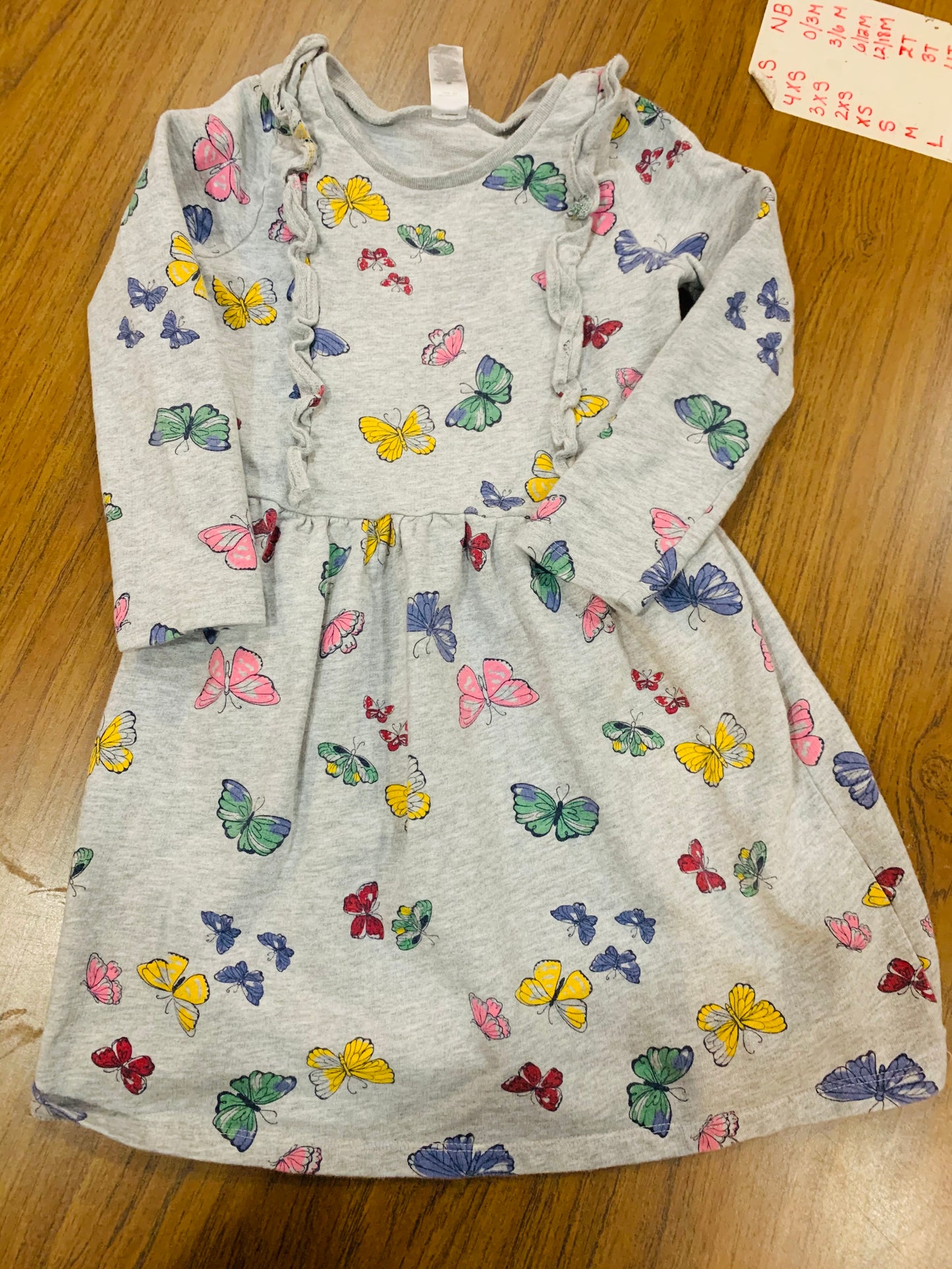 Resale butterfly girls dress 6