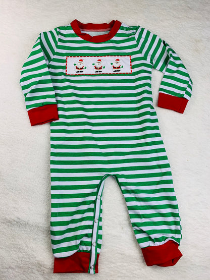 Santa Embroidered Cotton Collection IN STOCK!