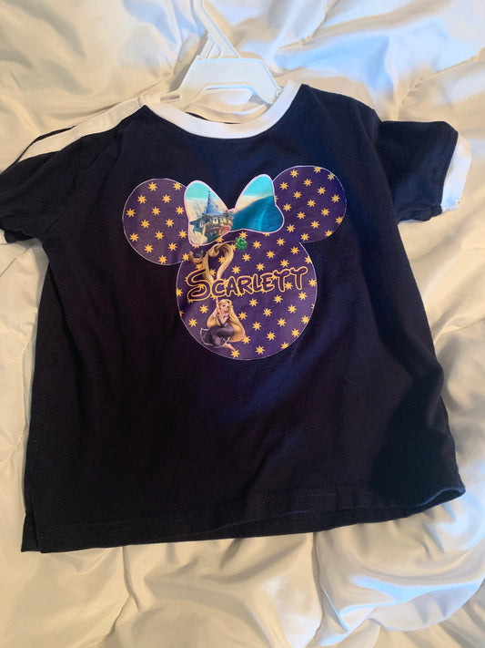 Scarlett rapunzel shirt 3t