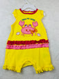 Pinch my cheeks romper 18M