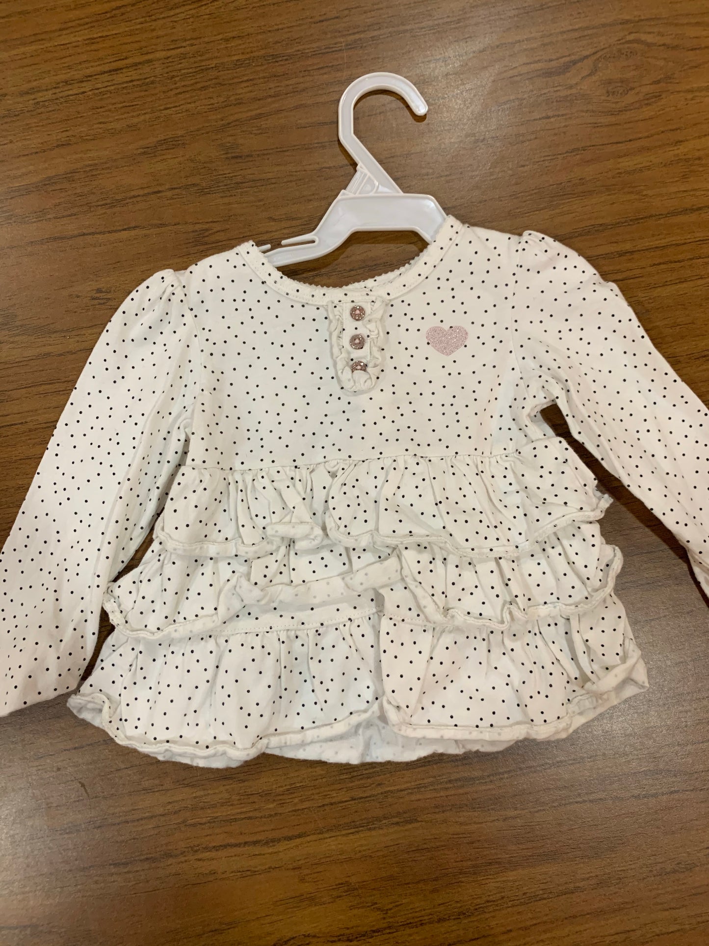 Resale Carter’s dots shirt 24 months